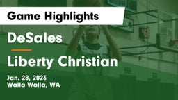 DeSales  vs Liberty Christian  Game Highlights - Jan. 28, 2023