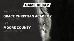 Recap: Grace Christian Academy vs. Moore County  2016