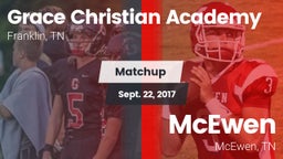 Matchup: Grace Christian vs. McEwen  2017