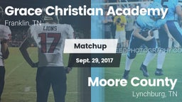 Matchup: Grace Christian vs. Moore County  2017