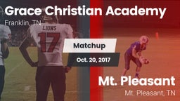 Matchup: Grace Christian vs. Mt. Pleasant  2017