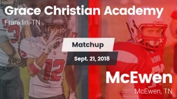 Matchup: Grace Christian vs. McEwen  2018