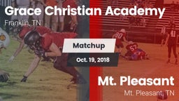 Matchup: Grace Christian vs. Mt. Pleasant  2018