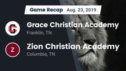 Recap: Grace Christian Academy vs. Zion Christian Academy  2019