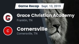 Recap: Grace Christian Academy vs. Cornersville  2019