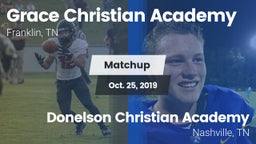 Matchup: Grace Christian vs. Donelson Christian Academy  2019