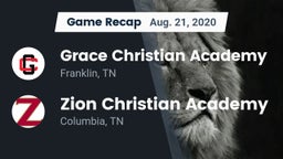Recap: Grace Christian Academy vs. Zion Christian Academy  2020