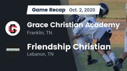 Recap: Grace Christian Academy vs. Friendship Christian  2020