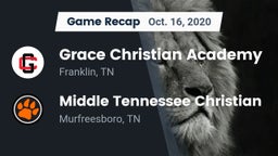 Recap: Grace Christian Academy vs. Middle Tennessee Christian 2020