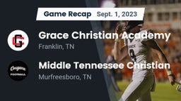 Recap: Grace Christian Academy vs. Middle Tennessee Christian 2023