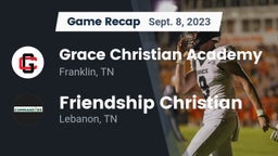 Recap: Grace Christian Academy vs. Friendship Christian  2023