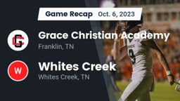 Recap: Grace Christian Academy vs. Whites Creek  2023