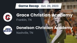 Recap: Grace Christian Academy vs. Donelson Christian Academy  2023