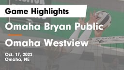 Omaha Bryan Public  vs Omaha Westview  Game Highlights - Oct. 17, 2022