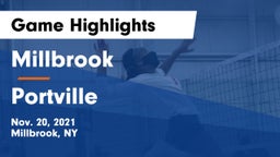 Millbrook  vs Portville Game Highlights - Nov. 20, 2021