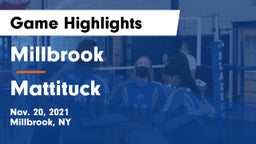 Millbrook  vs Mattituck Game Highlights - Nov. 20, 2021