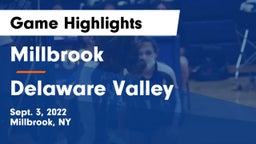Millbrook  vs Delaware Valley Game Highlights - Sept. 3, 2022