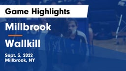 Millbrook  vs Wallkill  Game Highlights - Sept. 3, 2022