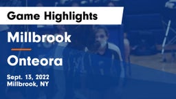 Millbrook  vs Onteora  Game Highlights - Sept. 13, 2022