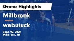 Millbrook  vs webutuck Game Highlights - Sept. 22, 2022