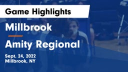 Millbrook  vs Amity Regional  Game Highlights - Sept. 24, 2022
