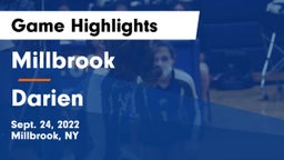 Millbrook  vs Darien  Game Highlights - Sept. 24, 2022