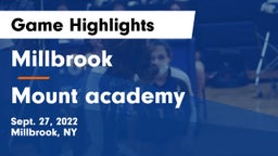 Millbrook  vs Mount academy Game Highlights - Sept. 27, 2022