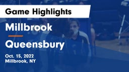 Millbrook  vs Queensbury  Game Highlights - Oct. 15, 2022