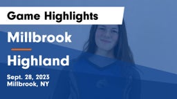 Millbrook  vs Highland  Game Highlights - Sept. 28, 2023