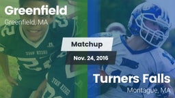 Matchup: Greenfield High vs. Turners Falls  2016