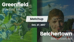 Matchup: Greenfield High vs. Belchertown  2017
