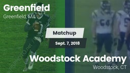 Matchup: Greenfield High vs. Woodstock Academy  2018