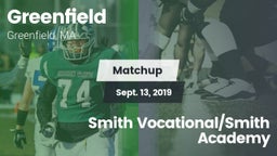 Matchup: Greenfield High vs. Smith Vocational/Smith Academy 2019