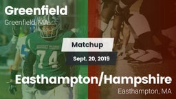 Matchup: Greenfield High vs. Easthampton/Hampshire  2019