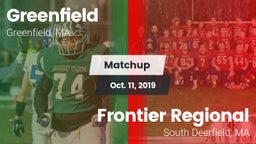 Matchup: Greenfield High vs. Frontier Regional  2019