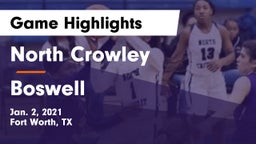 North Crowley  vs Boswell   Game Highlights - Jan. 2, 2021