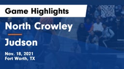 North Crowley  vs Judson  Game Highlights - Nov. 18, 2021
