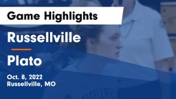 Russellville  vs Plato  Game Highlights - Oct. 8, 2022