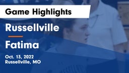 Russellville  vs Fatima  Game Highlights - Oct. 13, 2022