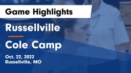 Russellville  vs Cole Camp  Game Highlights - Oct. 22, 2022