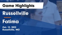 Russellville  vs Fatima  Game Highlights - Oct. 12, 2023