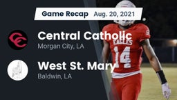 Recap: Central Catholic  vs. West St. Mary  2021