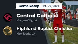 Recap: Central Catholic  vs. Highland Baptist Christian  2021