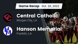 Recap: Central Catholic  vs. Hanson Memorial  2022