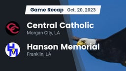 Recap: Central Catholic  vs. Hanson Memorial  2023
