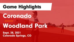 Coronado  vs Woodland Park Game Highlights - Sept. 28, 2021