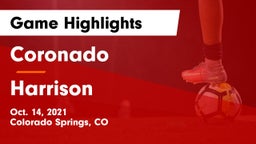 Coronado  vs Harrison  Game Highlights - Oct. 14, 2021