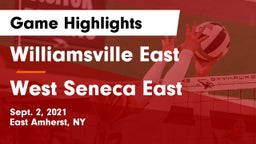 Williamsville East  vs West Seneca East  Game Highlights - Sept. 2, 2021