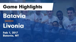 Batavia  vs Livonia  Game Highlights - Feb 1, 2017