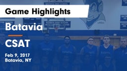 Batavia  vs CSAT Game Highlights - Feb 9, 2017